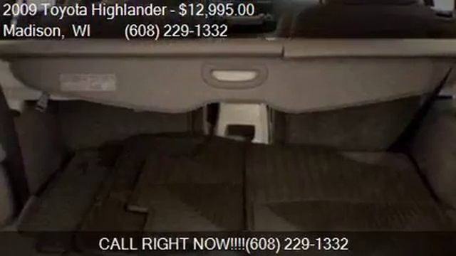 2009 Toyota Highlander Base 4dr SUV (2.7L) for sale in Madis смотреть онлайн