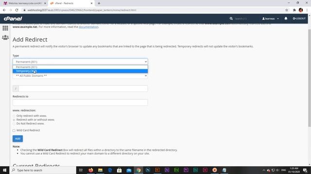 How to redirect website to another domain in cPanel смотреть онлайн