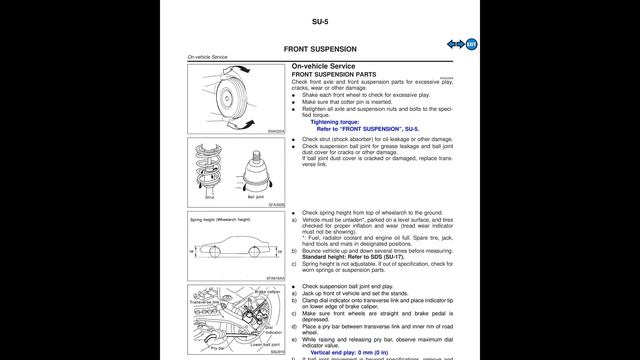 ? 2000 Infiniti I30 - Front & Rear Suspension (Section SU) - PDF Manual (28 Pages) - Free Auto Re. смотреть онлайн