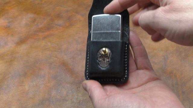 Чехол для зажигалки Zippo из кожи своими руками DIY leather zippo case смотреть онлайн