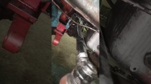 Установка дозатора на мтз 82 с малой кабиной.