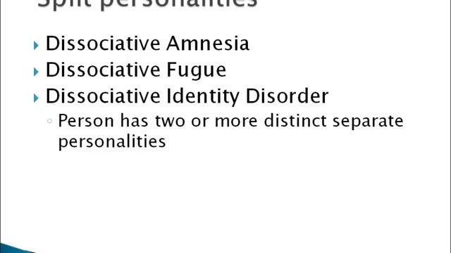 Psychology 101: The Dissociative Disorders смотреть онлайн