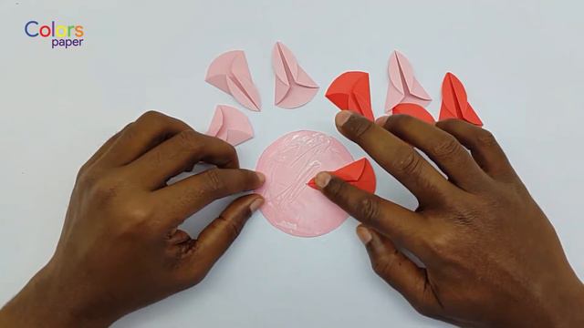 DIY Paper Dahlia Tutorial | Paper Flower Assembly for Christmas Cards | Easy Cute flower смотреть онлайн