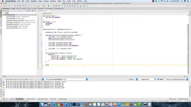 Kotlin Basic Syntax: Class - Enum Class Bengali смотреть онлайн