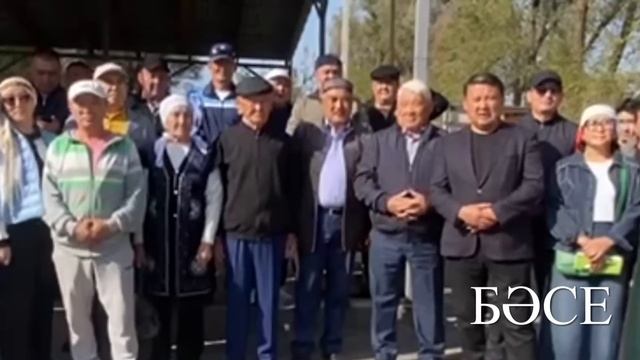 В Маралды людей запугивают спецназом. Акция протеста жителей Маралды. 22.10.2023.