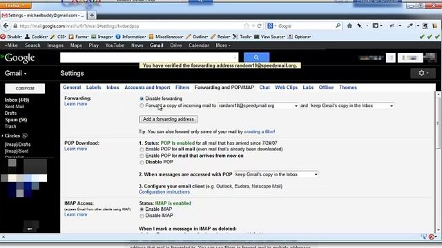 Forwarding emails in Gmail based on Filter смотреть онлайн