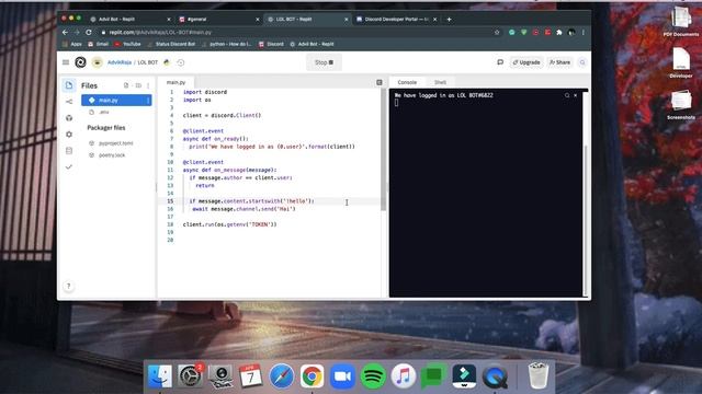 Coding A Discord Bot Using Python (Client Version) смотреть онлайн