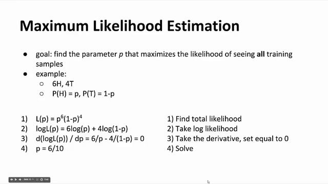 Section 8: Naive Bayes and MLE смотреть онлайн