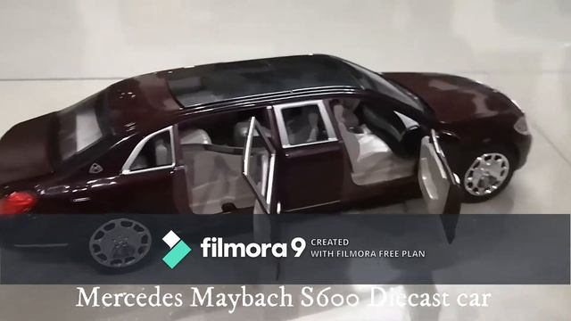 Mercedes Maybach S600 Diecast car 1:24 Scale смотреть онлайн