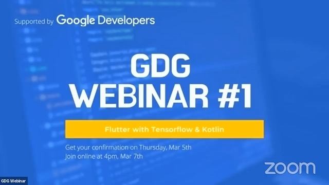 GDG Webinar #1: Flutter with Tensorflow & Kotlin смотреть онлайн