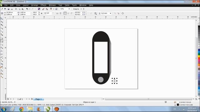 Tutorial Corel Draw Figura En 3D смотреть онлайн