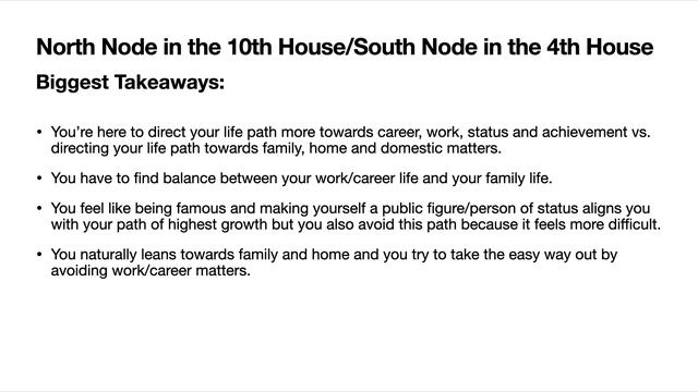 North Node in the 10th House/South Node in the 4th House смотреть онлайн