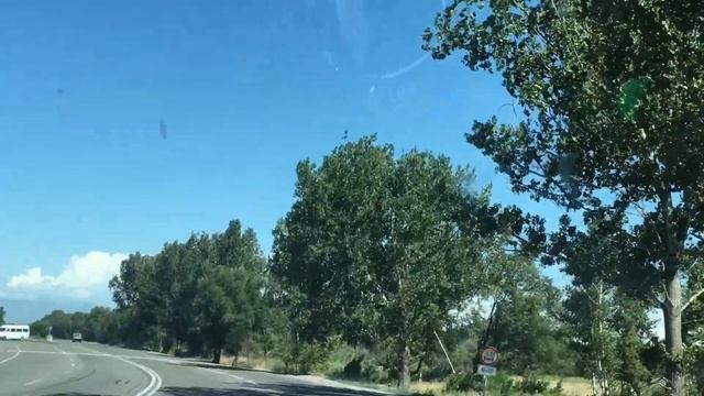 Kazakhstan. The Roads.   Дороги Казахстана. Едем в город Талды - Корган из Алматы.