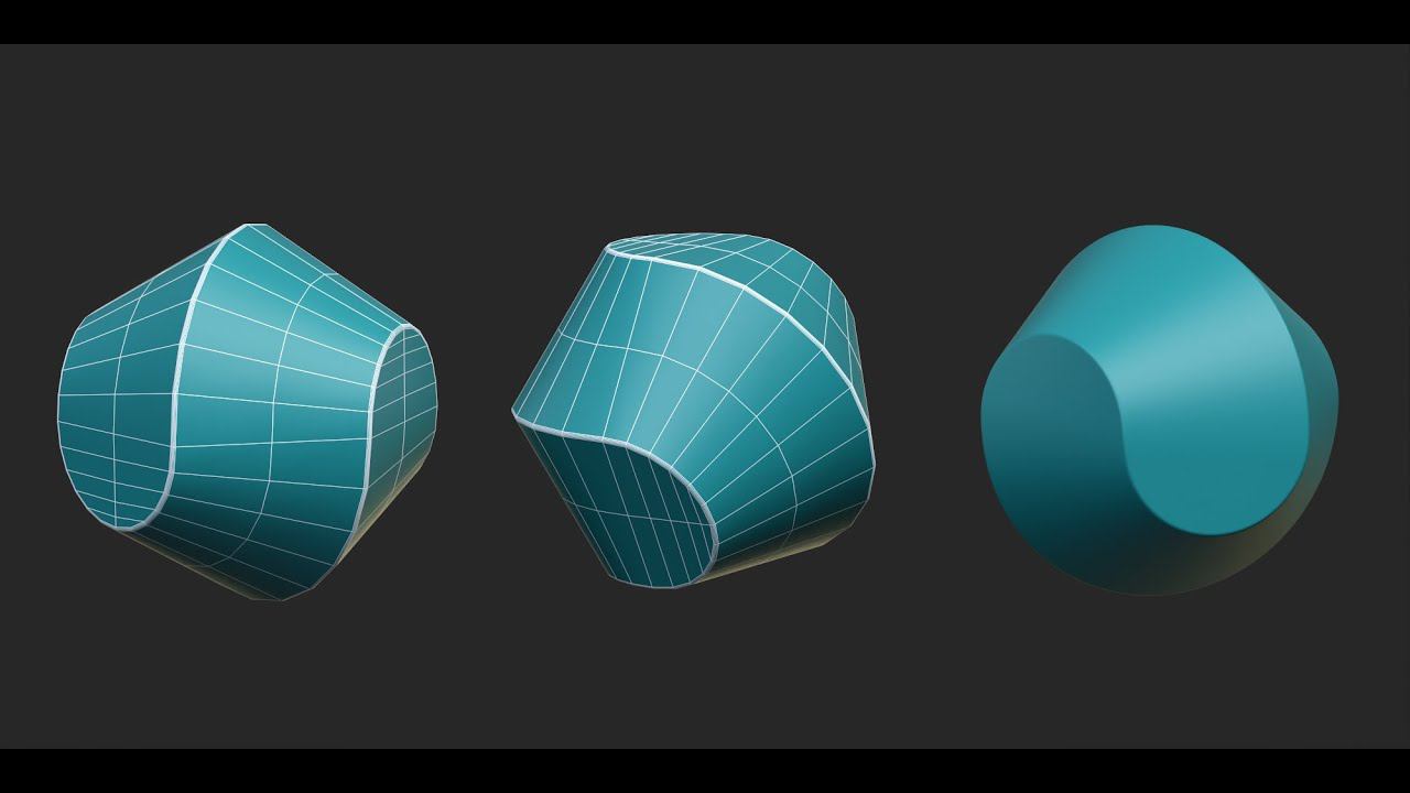 Poly Model №1 - 3d modeling time-lapse смотреть онлайн