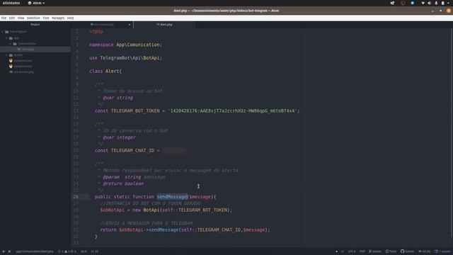 Bot do Telegram com PHP: aprendendo a enviar mensagens de alertas смотреть онлайн