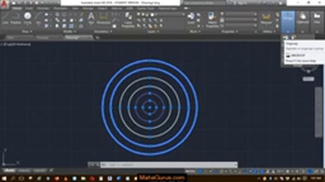 How to Ungroup group in Autocad- Ungroup groups Autocad Tutorial смотреть онлайн