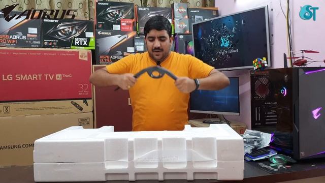 Aorus CV27F IPS Curved Tactical Gaming Monitor Unboxing & Review [Hindi] смотреть онлайн