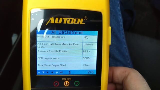 Autool CS520 Skaner OBD2 Kasuje błędy oraz czyta parametry pracy auta (tem. смотреть онлайн