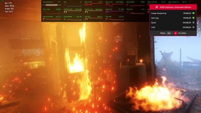 METRO EXODUS ENHANCED BENCHMARK MSI Bravo 15 B5E - B5ED-026XUA (Ryzen 7 5800H + Radeon RX 6500M) смотреть онлайн