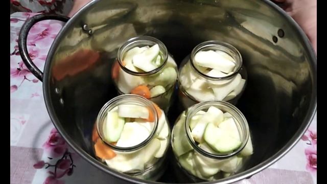 Найкращий маринад консервованих патісонів і кабачків на зиму. смотреть онлайн