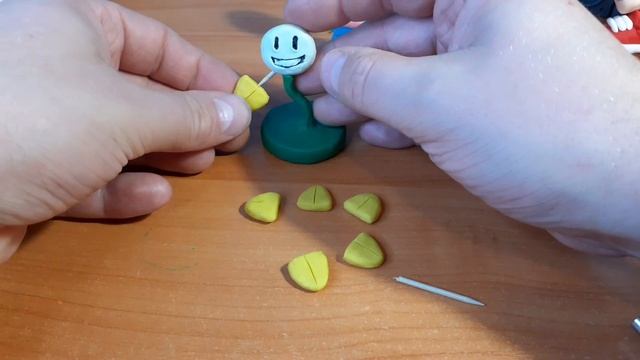 Лепим UNDERTALE ? Флауи | Flowey | Цветика игры Андертейл из пластилина | Лепка ОВ | смотреть онлайн