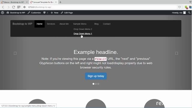 #07 - How to Add Bootstrap Dropdown Menu to WordPress -(Bangla) смотреть онлайн