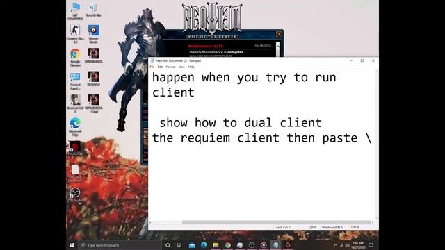 Requiem Rise of the Reaver; Run dual client in windows 10 смотреть онлайн