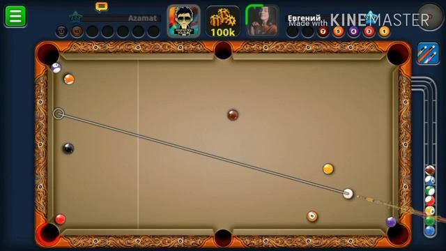 8 ball pool. Трюки. Удары от бортов. Как бить от борта? смотреть онлайн