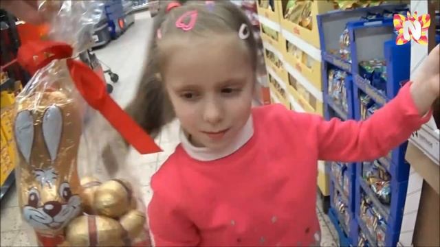? Самые Необычные СЛАДОСТИ К ПАСХЕ из Германии! ГИГАНТСКИЙ ШОКОЛАДНЫЙ ЗАЯЦ против ОБЫЧНОГО! Николь смотреть онлайн