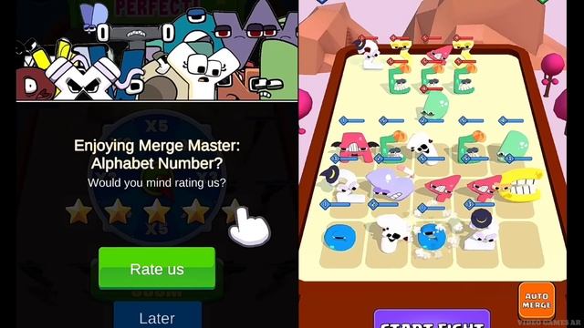 Alphabet Lore + Number Lore - Merge Alphabet Monster Fusion | Abcdefghijklmnopqrstuvwxyz