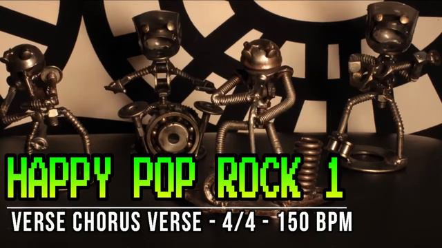 150 BPM - Happy Pop Rock 1 - 4/4 Drum Track - Metronome - Drum Beat смотреть онлайн