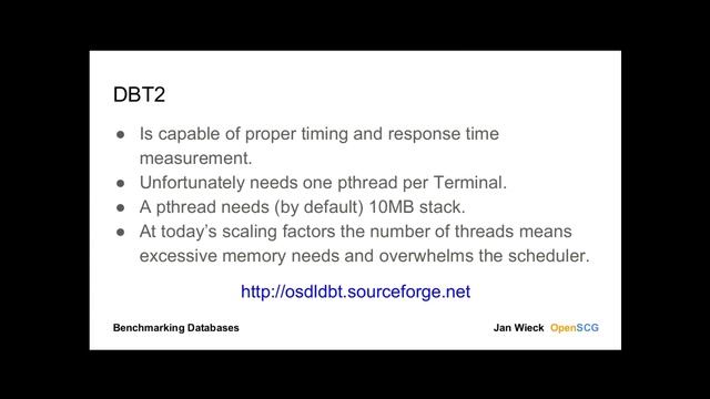 Benchmarking Databases смотреть онлайн