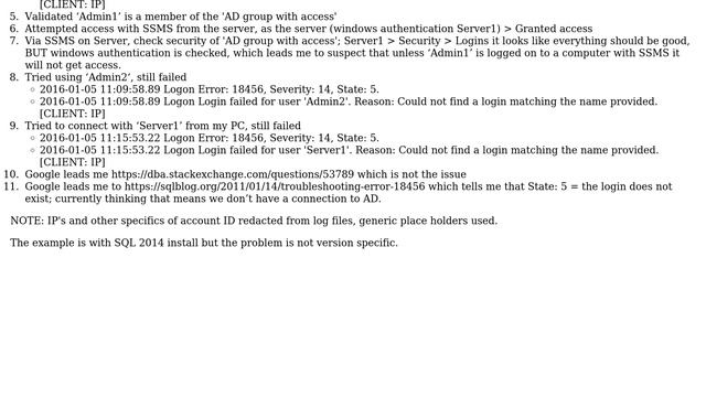 Databases: Error: 18456, Severity: 14, State: 5; SSMS ＞ Network sever from PC смотреть онлайн