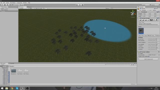 Unity3d - Работа с Террейном
