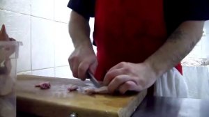 Нож в работе,клинок из стали Р6М5