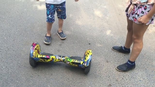 Учимся кататься на гироскутере. Первый урок. смотреть онлайн