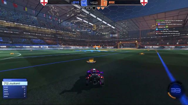 Joyo Vs Rise | Rocket League Civil War | 1v1 Showmatch