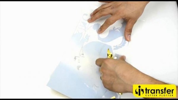 i-Transfer Cutter Plotter Tutorial - Cutting complicated design with i-Transfer Cutter Plotter