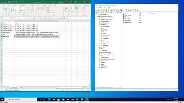 Create Bulk OUs with PowerShell смотреть онлайн