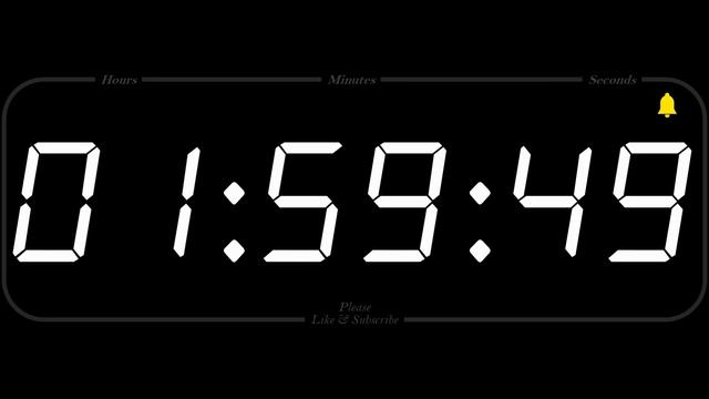 4 Hour - TIMER & ALARM - 1080p - COUNTDOWN