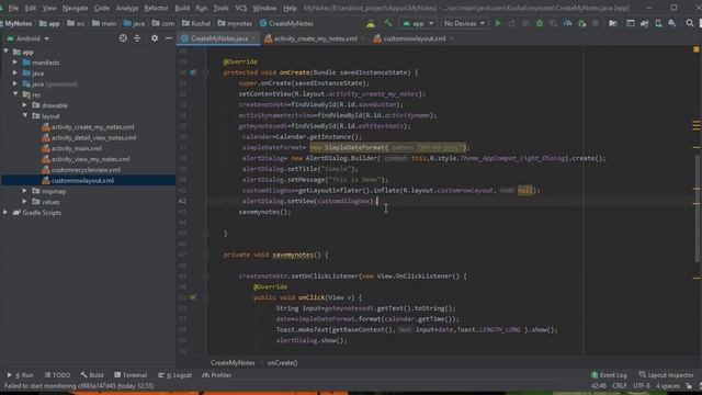 Custom Alert Dialog box Creation in android-Android App development Tutorial in Hindi смотреть онлайн