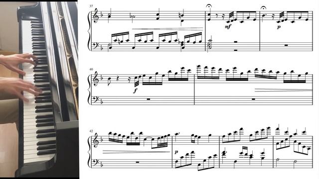 Mozart - Piano concerto n°20 mvt 1 - original cadenza by Maël Menneteau смотреть онлайн