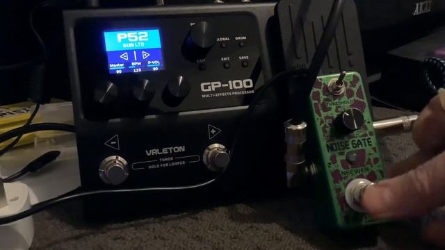 VALETON GP-100 Multi Effects Processor 5150 Amp Setting, Mess-D 4x12 Cab смотреть онлайн