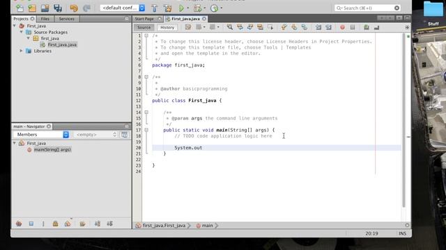 How to display a message in Java смотреть онлайн