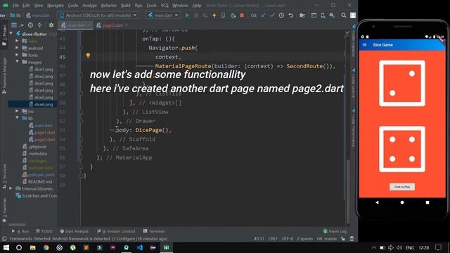 Flutter - Dice Game - Beginner Project смотреть онлайн