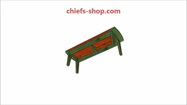 Chief's Shop Sketch of the Day: Garden Dining Bench смотреть онлайн