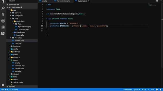 Laravel API-CRUD (Rest & RestFull) : Fetch Data by ID from Database with API using POSTMAN смотреть онлайн