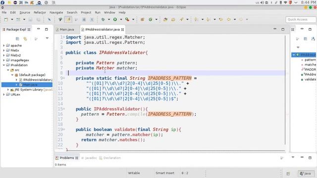 64 Java advanced RegEX IPv4 format التعابير المنطقية بروتوكول الانترنت смотреть онлайн