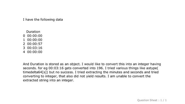 Pandas : Pandas Converting an object into timedelta смотреть онлайн