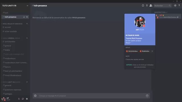 Intégrer facilement Discord Rich Presence dans un jeu Unity 3D (Tutoriel + Exemples + Code source) смотреть онлайн